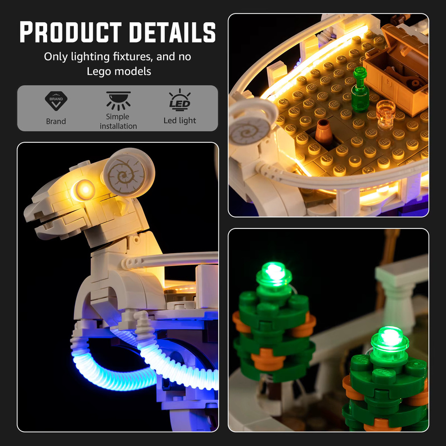 LED-Beleuchtungsset für LEGO The Going Merry Piratenschiff 75639 mit RGB-Multicolor-SMD-Leuchten - Bild 3
