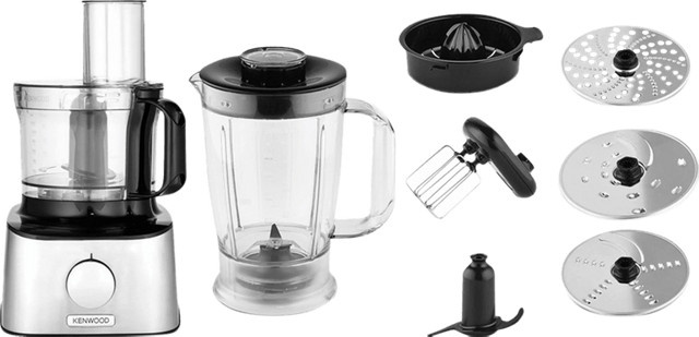 Kenwood Multipro Compact FDM301SS Küchenmaschine aus Edelstahl in Silber - Bild 1