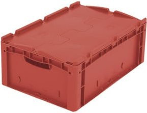 Bito Eurostapelbehälter XL mit Deckel XLD64221, rot, B/T/H: 60 x 40 x 23,8 cm - Bild 1