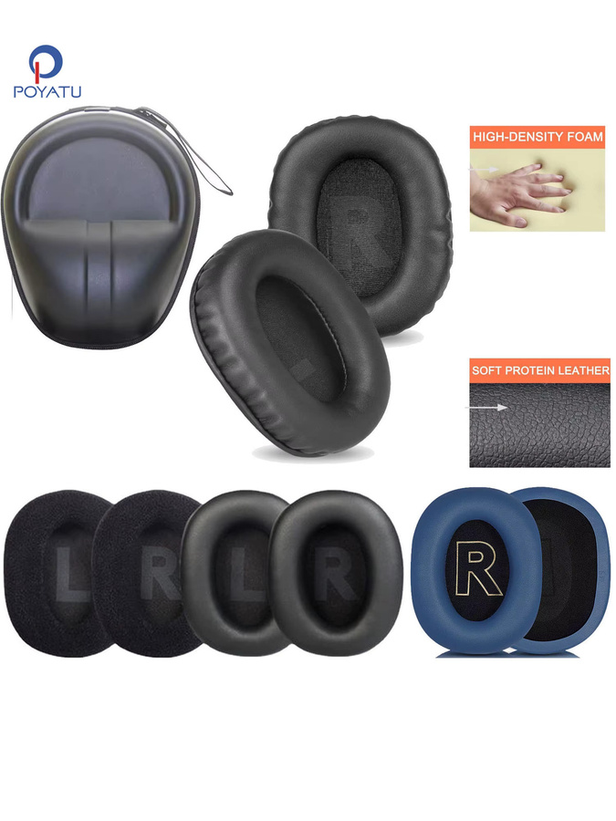 Yamaha HPH-MT5 und HPH-MT8 Ersatz-Ohrpolster aus Memory-Schaum in Schwarz - Bild 4