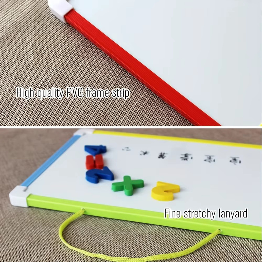 Magnetisches Kinder-Whiteboard von XD-TOPQC in Weiß mit Zahlenmagneten und Radiergummi für Vorschulkinder - Bild 3