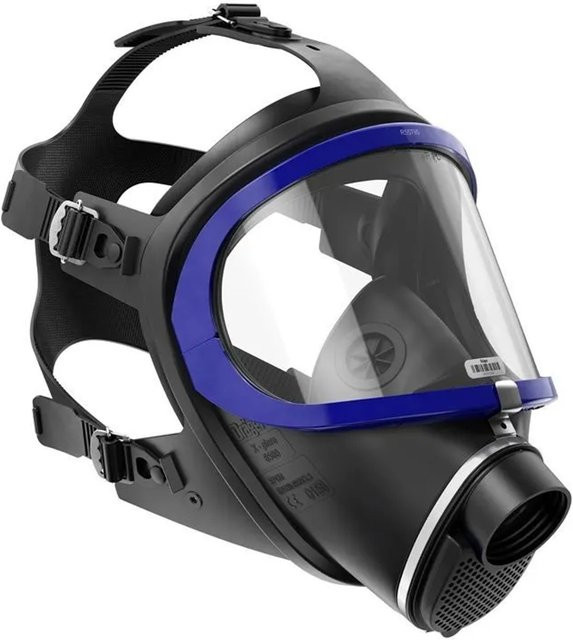 Dräger Atemschutzmaske X-plore 6300 Vollmaske in Schwarz mit Sprechmembran und Universalgröße - Bild 1