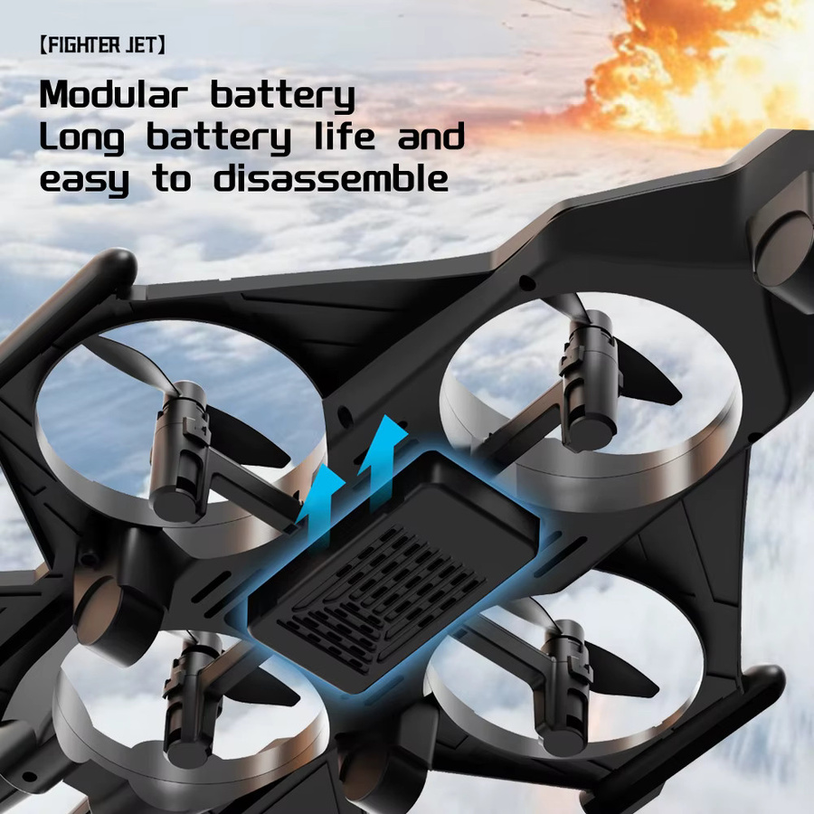 YL86 RC Schaumflugzeug Drohne Akku, 3,7 V, 500 mAh, Schwarz - Bild 2