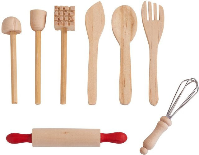 VBS Küchenutensilien Holz 8-teiliges Set - Bild 1