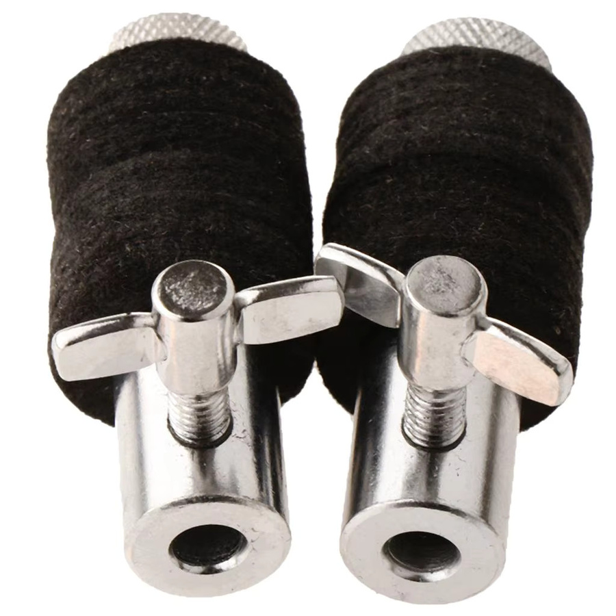 Tooyful Hi-Hat-Becken-Rack-Kupplung aus Metall in Silber, 2 Stück Trommelzubehör - Bild 2