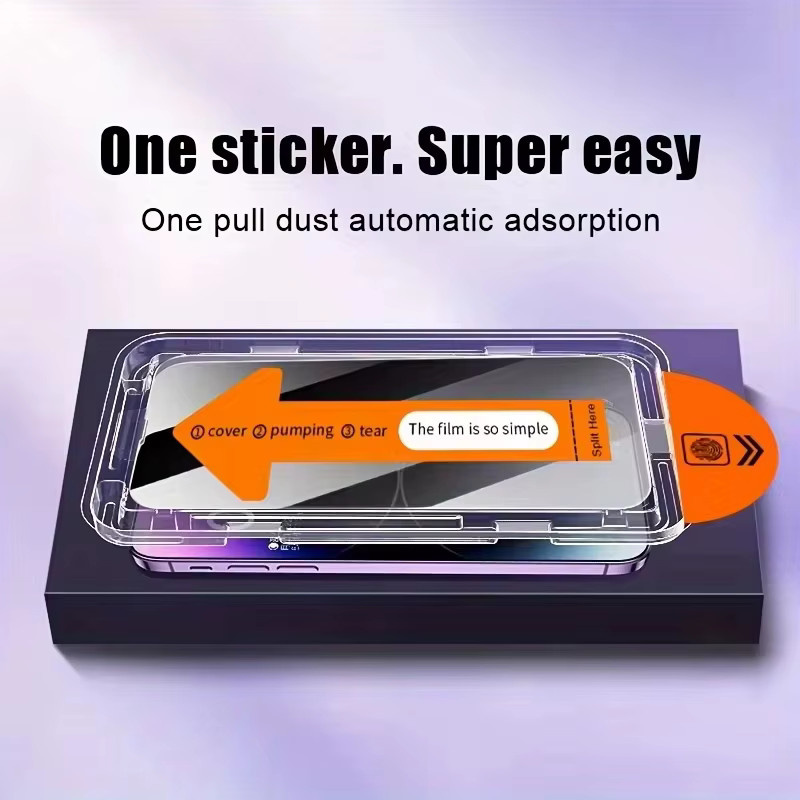 Samsung Galaxy S26 Ultra Anti-Spionage Displayschutz aus gehärtetem Glas mit oleophober Beschichtung, transparent - Bild 2