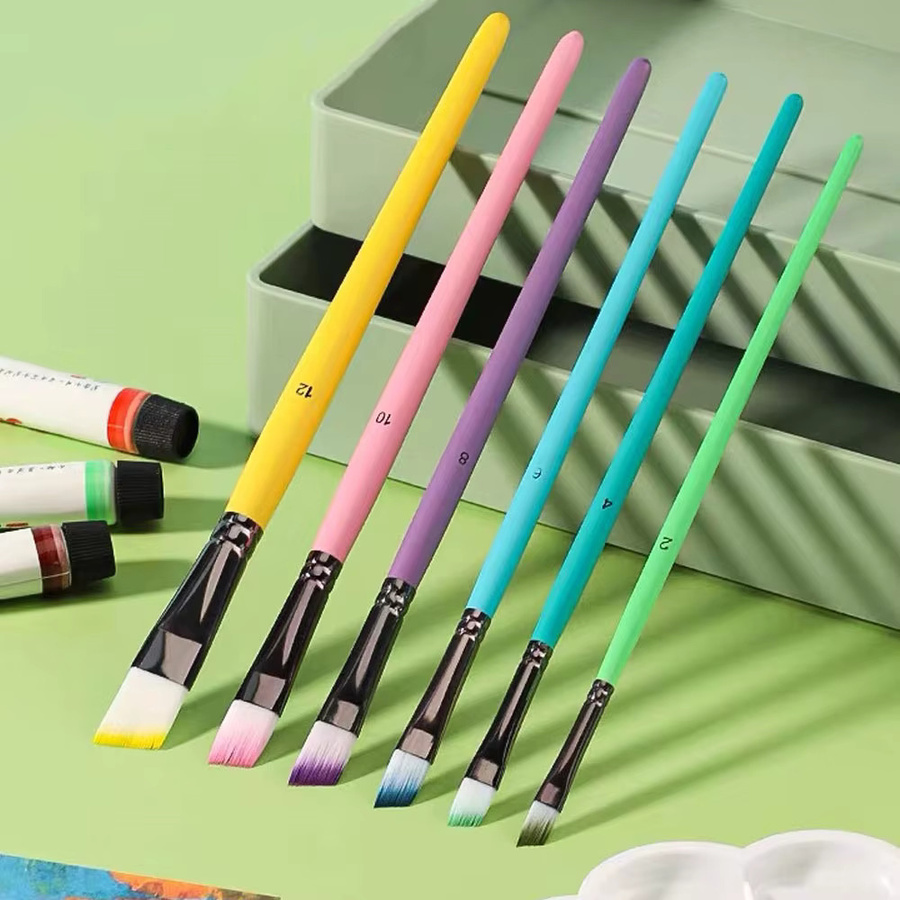 6-teiliges Pinselset der Künstlerserie in Multicolour für Acryl, Öl, Aquarell und Gouache - Bild 2