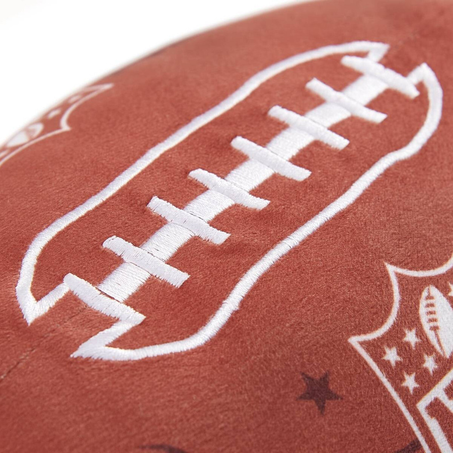NFL Dekokissen braun aus Polyester, oval, Breite: 36 cm, Höhe: 16,5 cm - Bild 2