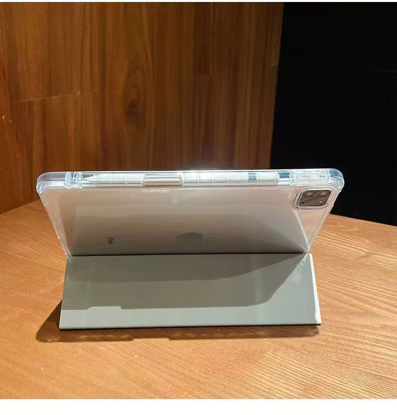 Lenovo Tab M11 TB330FU Hülle mit Stifthalter und Klappständer aus Acryl, transparente Hartschale für Xiaoxin Pad 2024, 11 Zoll - Bild 4