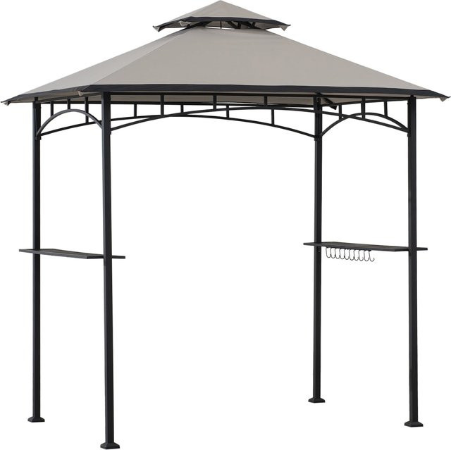 Sunjoy Grill Pavillon LINAS aus Stahl in Grau - Bild 1