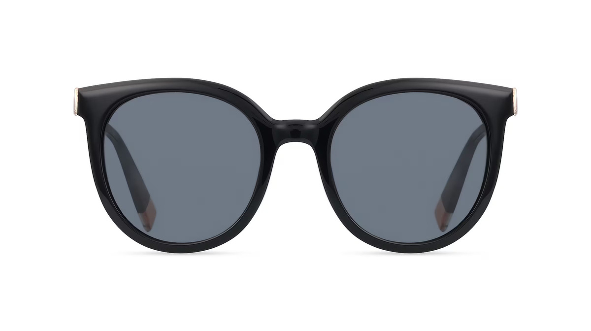 Furla FULSFU625 Sonnenbrille Butterfly, Vollrand, Kunststoff, Schwarz, Damen - Bild 1