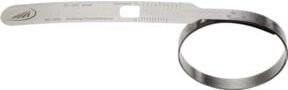 Helios Spezialumfangbandmaß Pim eter aus Edelstahl in Silber, Messbereich 700 - 1100 mm - Bild 1