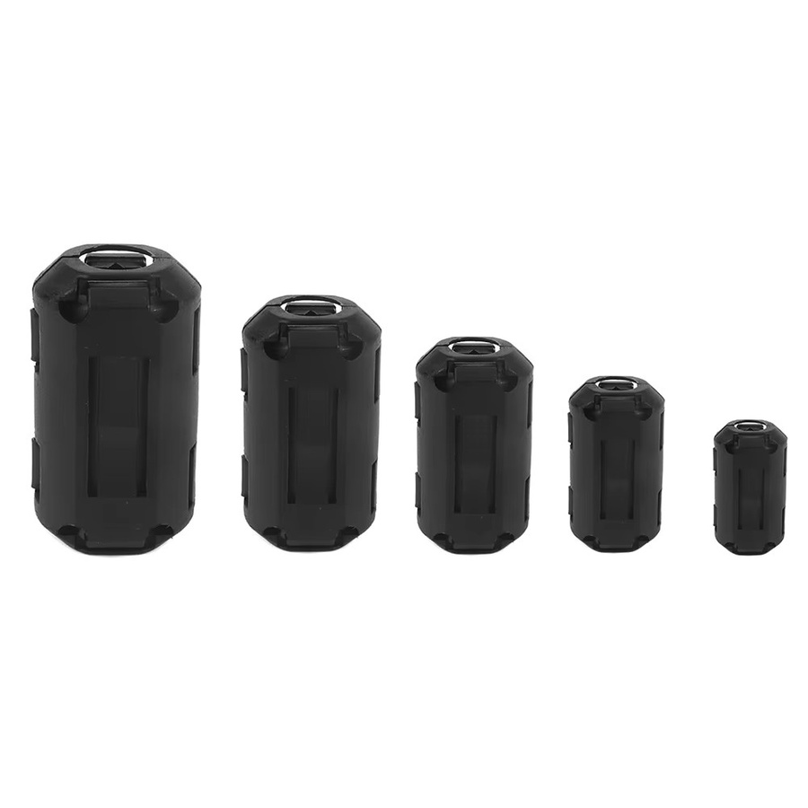 APWIKOGER Clip-on Ferrit Ring Core Bead Choke EMI RFI Filter Noise Suppressor für USB Audio Video und Netzkabel, Schwarz - Bild 5