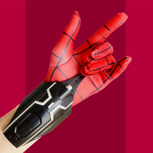 Bandai Marvel Spiderman Web Shooters, Handgelenkwerfer Handschuhe, Zubehör, ab 14 Jahre - Bild 1