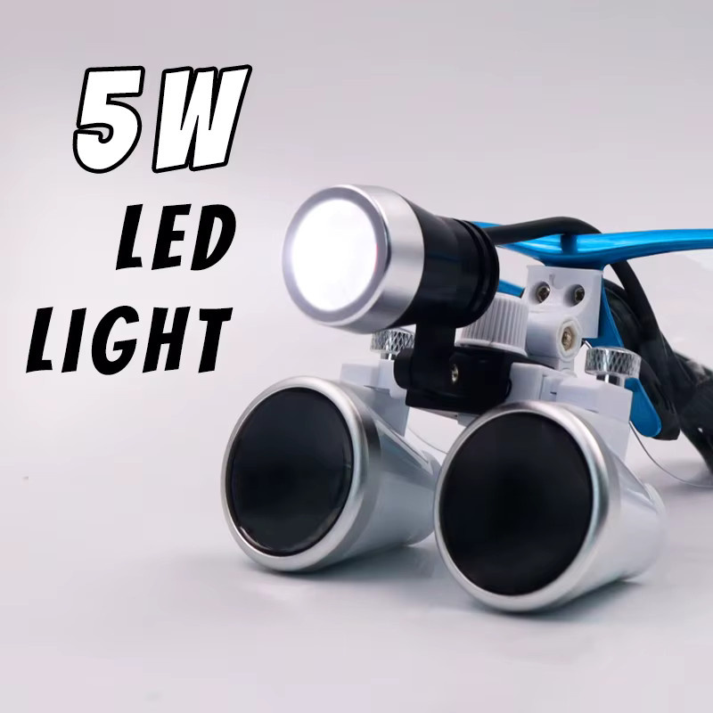 SPTADENT Medizinische Lupe 3,5x, mit Scheinwerfer Licht, Blau - Bild 3