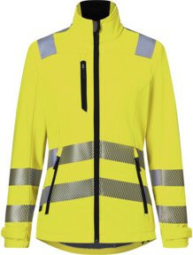 Kübler Softshell Jacke Damen REFLECTIQ PSA 2 in Warngelb, Größe 4XL - Bild 1