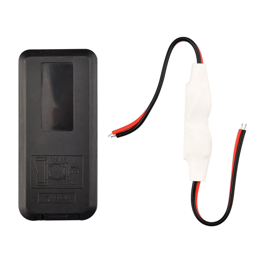 occkic Mini RF Dimmer-Controller mit kabelloser Fernbedienung für LED-Streifen, DC5V-DC24V, Farbe Weiß - Bild 4