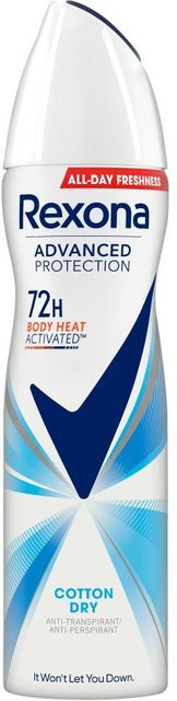 Rexona Advanced Protection Cotton Dry Antitranspirant Spray, 150 ml - Bild 1