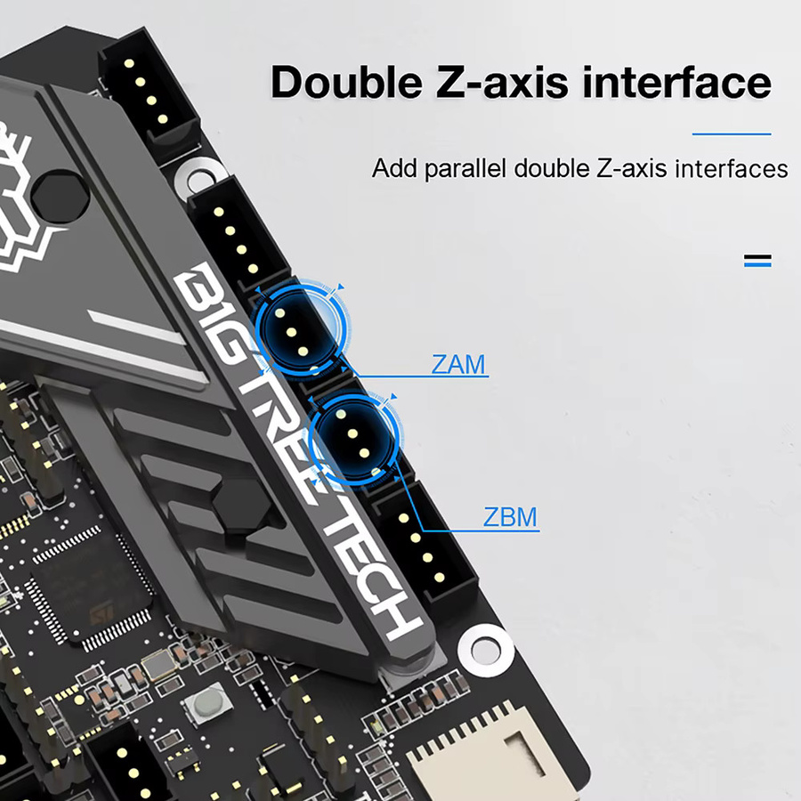 Bigtreetech SKR Mini E3 V 3.0 Motherboard mit TFT35 E3 V2.0 Bildschirm und TMC2209 Onboard für Ender 3 Pro und CR10 3D-Drucker in Schwarz - Bild 4