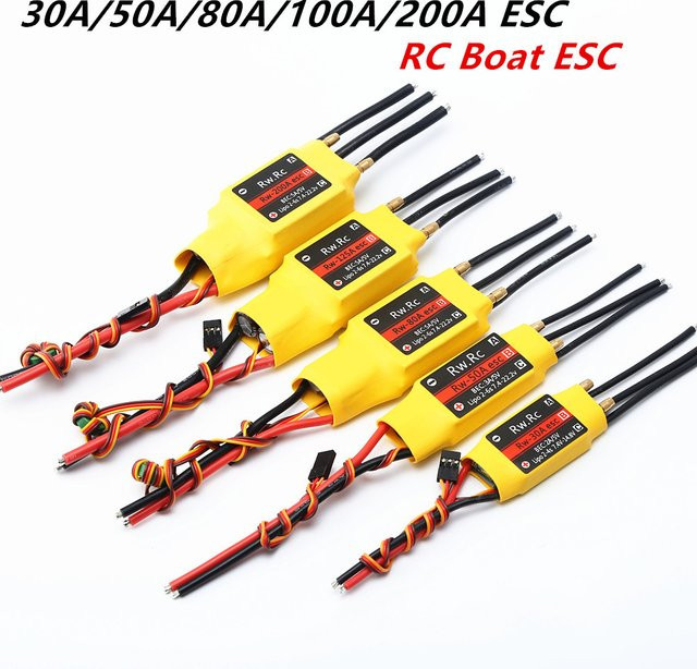 YSIDO Esc, wassergekühltes bürstenloses Esc, wasserdichtes Revers, für RC Car RC Boot - Bild 1