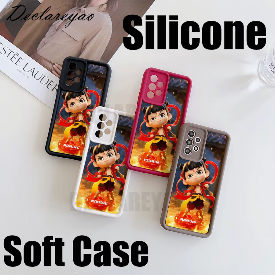 Personalisierbare Handyhülle mit Foto-DIY-Funktion für Samsung Galaxy Modelle A24 A50 A50S A34 A54 A71 A73 A25 A15 A35 in Rot und Mehrfarbig mit matter Oberfläche - Bild 2