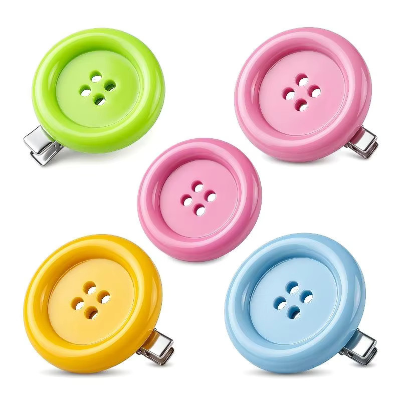 AttireTrove Haarspangen, Plastik, 6cm, Kinder - Bild 3