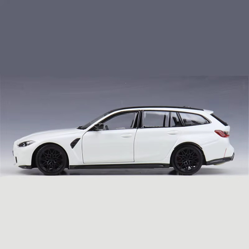 Bburago 2023 BMW M3 Touring G81 Kombi, Modellauto, 1:24, Metall, Weiß - Bild 4