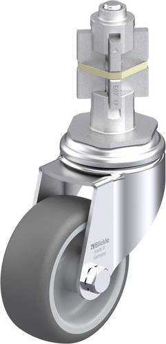 Blickle LKRA-PATH 80G-11-E17 Lenkrolle in Silber/Grau mit 80 mm Rad-Durchmesser und 120 kg Tragfähigkeit - Bild 1