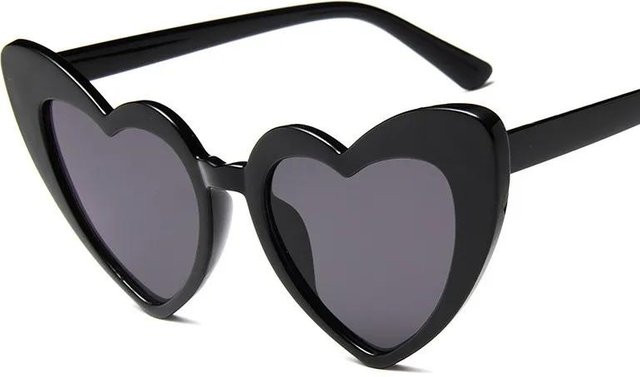 kottdo Sonnenbrille Cat Eye, Kunststoff, Vollrand, Schwarz, Unisex - Bild 1