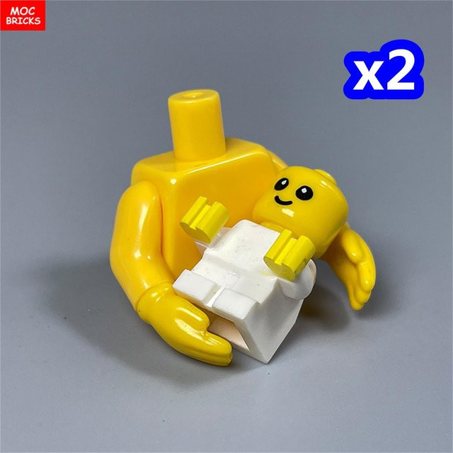 Yiran toy MOC Steine Gelbe Hände Arme, Bausteine Spielzeug, ab 6 Jahren - Bild 1