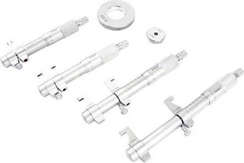 Dasqua 4911-8125 Innenmikrometer-Set in Silber mit Messbereich 5 - 100mm und 0,01mm Ablesung - Bild 1