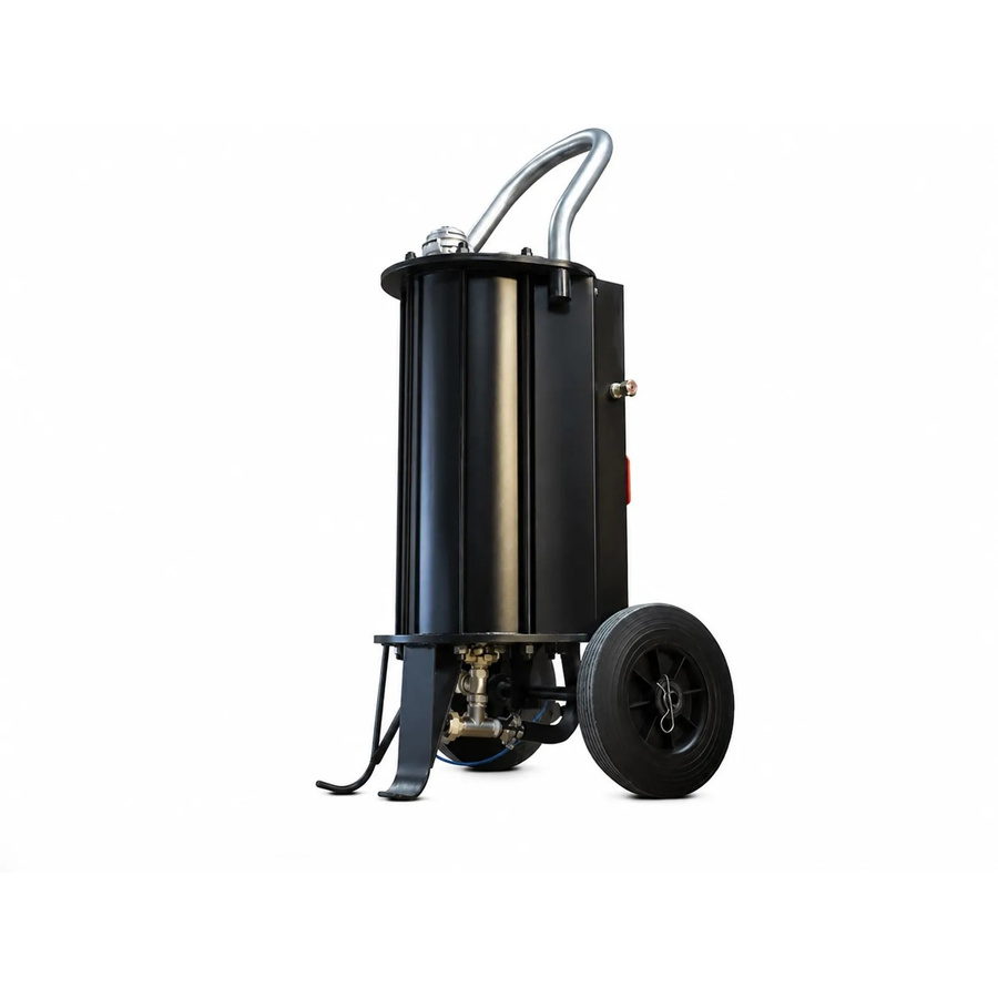 AEROCAP PRO Mobiles Profi Sandstrahlgerät in Schwarz mit 17 l für Holz, Metall und Fassaden - Bild 2