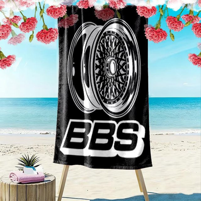 Yangyang Selection Strandtuch für Strand und Camping, Saugfähiges Badetuch in Schwarz, B/B: 80 x 160 cm - Bild 1