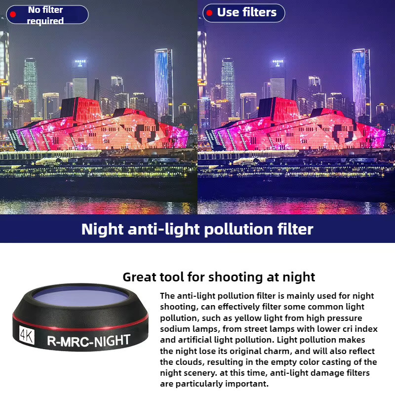 SJCAM C300 Filter Kit ND und CPL Objektivfilter für Action Cameras in Schwarz - Bild 5