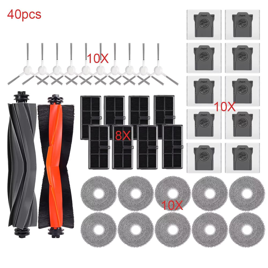 Dreame Zubehör-Set für L10s Ultra Gen 2, L30s Ultra und L10s Pro Ultra Heat mit Hauptbürste, Mopp Pads und HEPA-Filtern in Multicolour - Bild 2