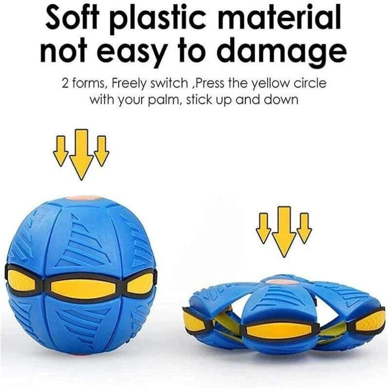 Yiran toy Verformbare fliegende Untertasse Ball blau für 3-6 Jahre - Bild 3