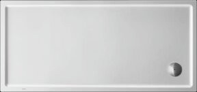 Duravit Rechteck-Duschwanne Starck Slimline in Weiß mit Antislip-Funktion, B/T/H: 160 x 80 x 6 cm - Bild 1