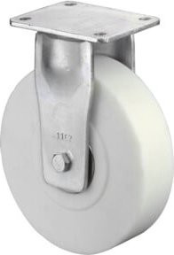 BS Schwerlastrolle RR110.B16.400 mit Schraubbefestigung aus Kunststoff in Weiß - Bild 1