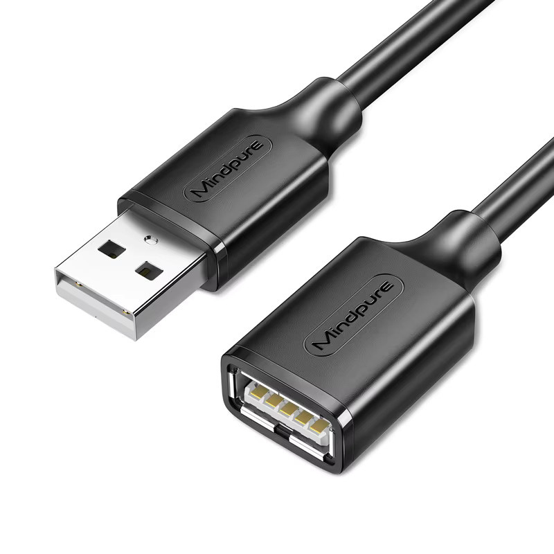 DAOGU USB 2.0 Verlängerungskabel Datenkabel Stecker auf Buchse Schwarz - Bild 5