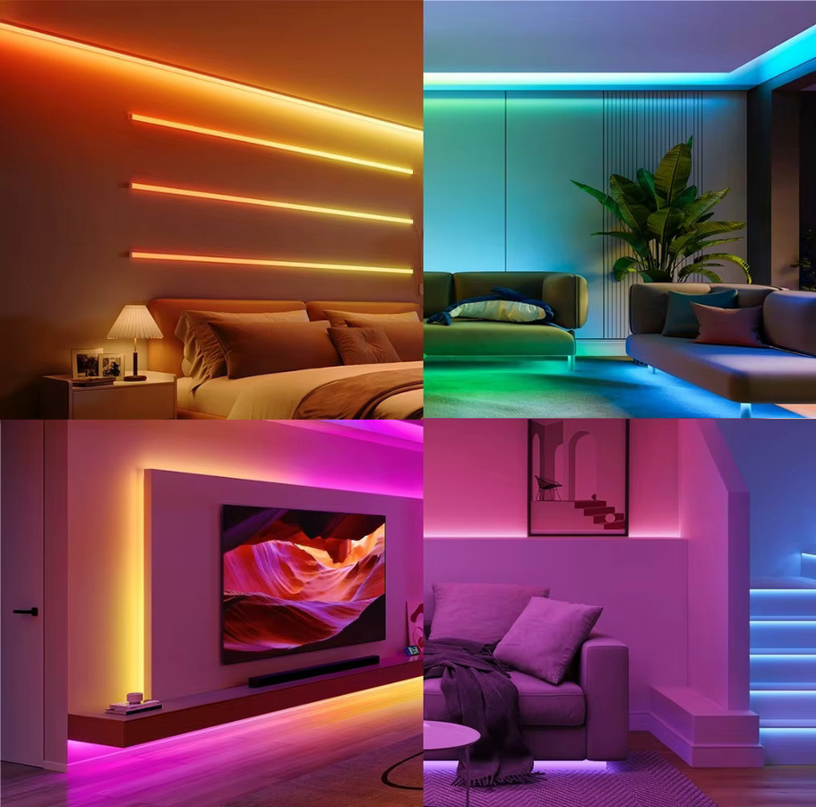 IoTorero RGBIC LED Strip Controller, tragbarer USB Typ C Controller mit WiFi für Home Assistant, Farbe Weiß - Bild 4