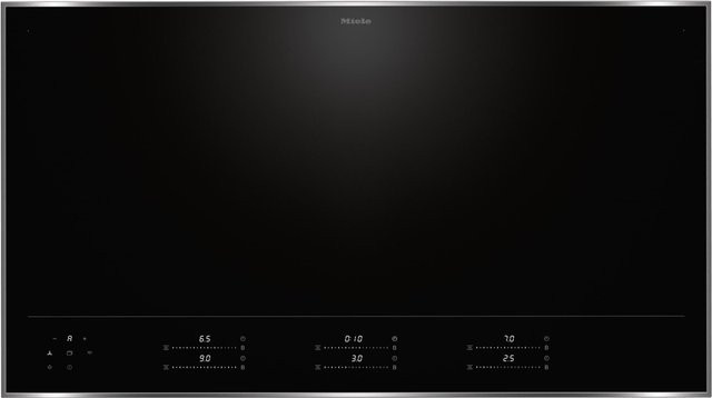 Miele KM 8695 FR Autark-Induktionskochfeld in Schwarz und Silber mit Smart Home Integration - Bild 1