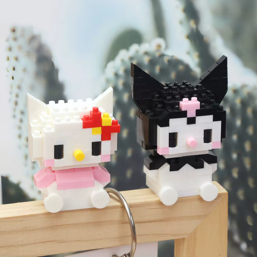 Sanrio Bausteine Hello Kitty Cinnamoroll My Melody Kuromi Pochacco, Puzzle-Spielzeug - Bild 2
