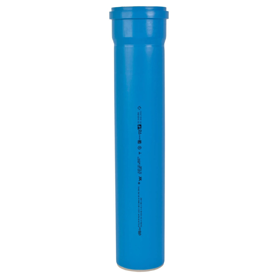 Marley dBlue Schalldämmendes Kunststoffrohr DN 50 Blau 500 mm - Bild 2