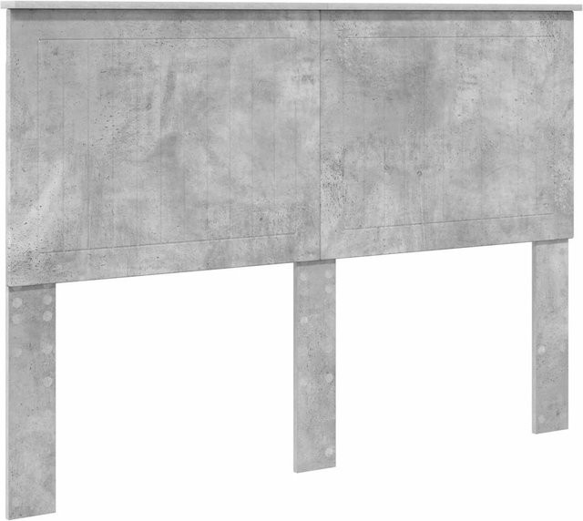 vidaXL Kopfteil in Betonoptik Grau aus Holzwerkstoff, Breite: 140 cm - Bild 1
