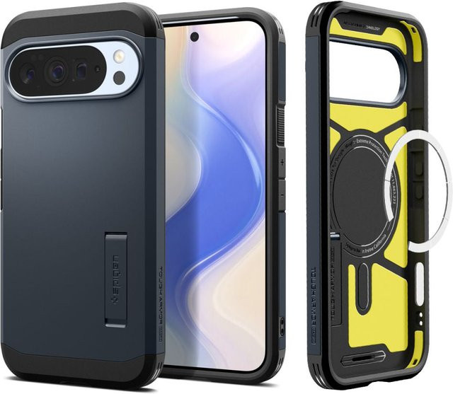 Spigen Tough Armor MagSafe Schutzhülle für Google Pixel 10 Pro XL in Blau - Bild 1