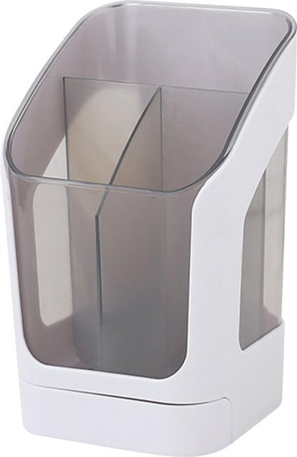 Multifunktionaler CosyHome Organizer für Schreibtisch und Make-up Pinsel mit Schublade, Weiß - Bild 1