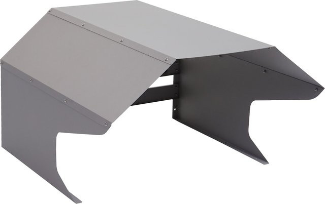 Mähroboter-Garage MCW-L43 Unterstand für Rasenmäher aus Metall in Grau, B/T/H: 40 x 59 x 69 cm - Bild 1