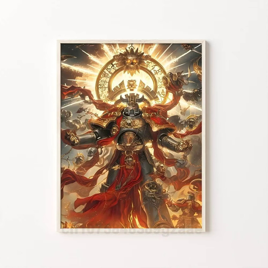 Hot Game W-WarhammerS Vintage Wandkunst Poster in Multicolour für dein Zuhause oder Arbeitszimmer - Bild 5