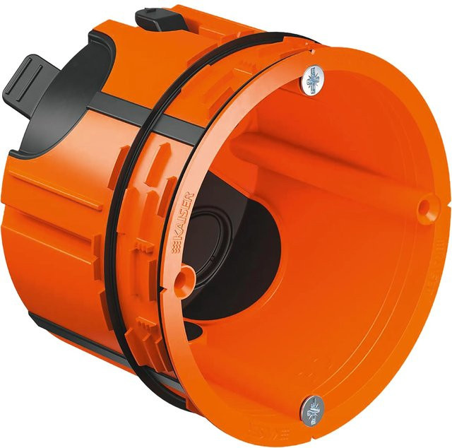 Kaiser Geräteverbindungsdose in Orange, Durchmesser: 68 mm - Bild 1