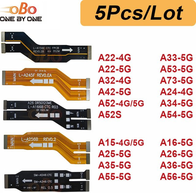 5 Stück Flexkabel Mainboard Stecker für Samsung Galaxy A-Serie A15 A16 A25 A26 A32 A33 A34 A35 A36 A42 A52S A53 A54 A55 A56 - Bild 1
